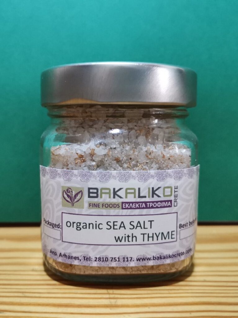 Bakaliko Organic 250 g Sea Salt with Thyme