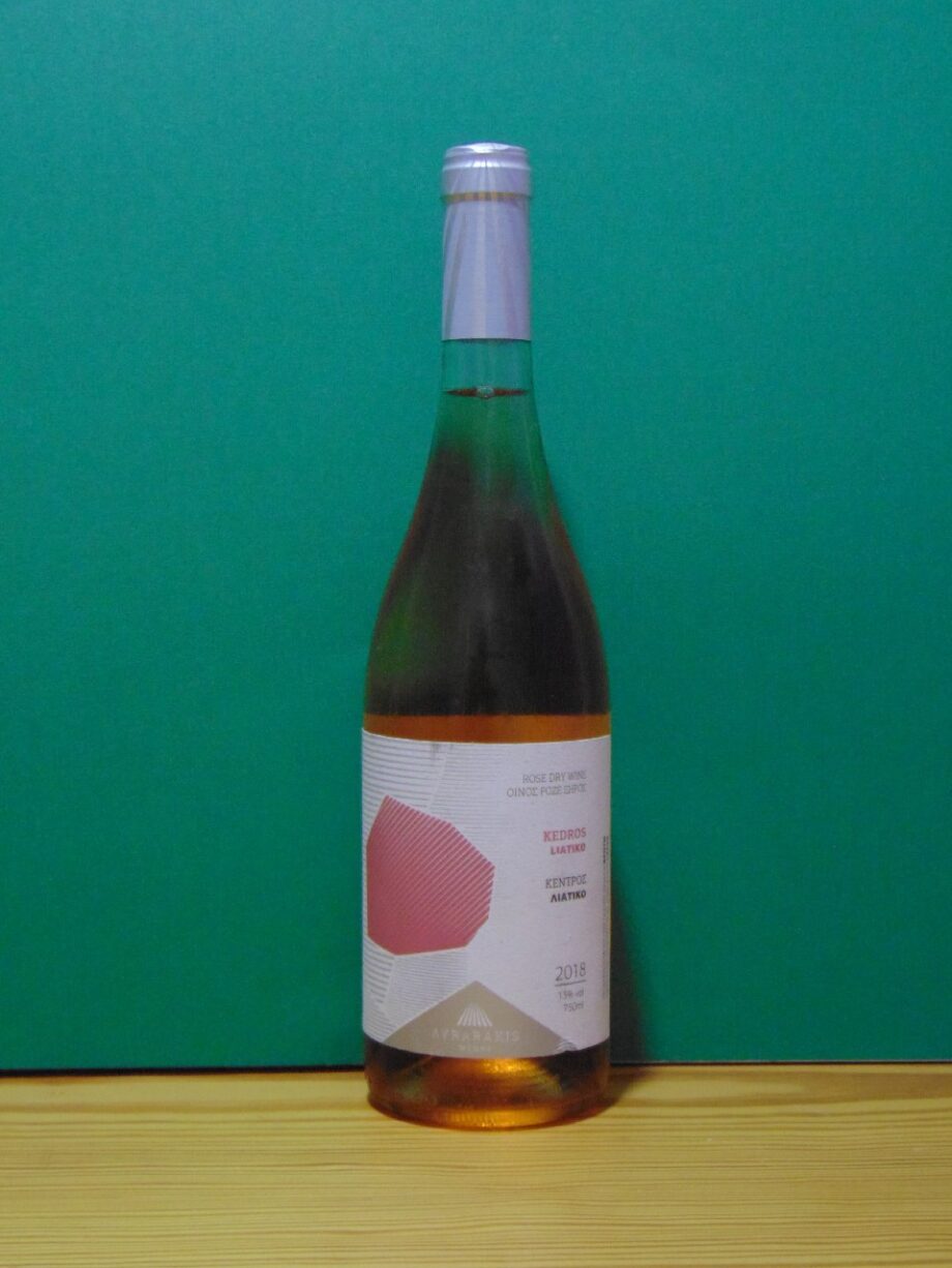 Lyrarakis rose Kedros wine